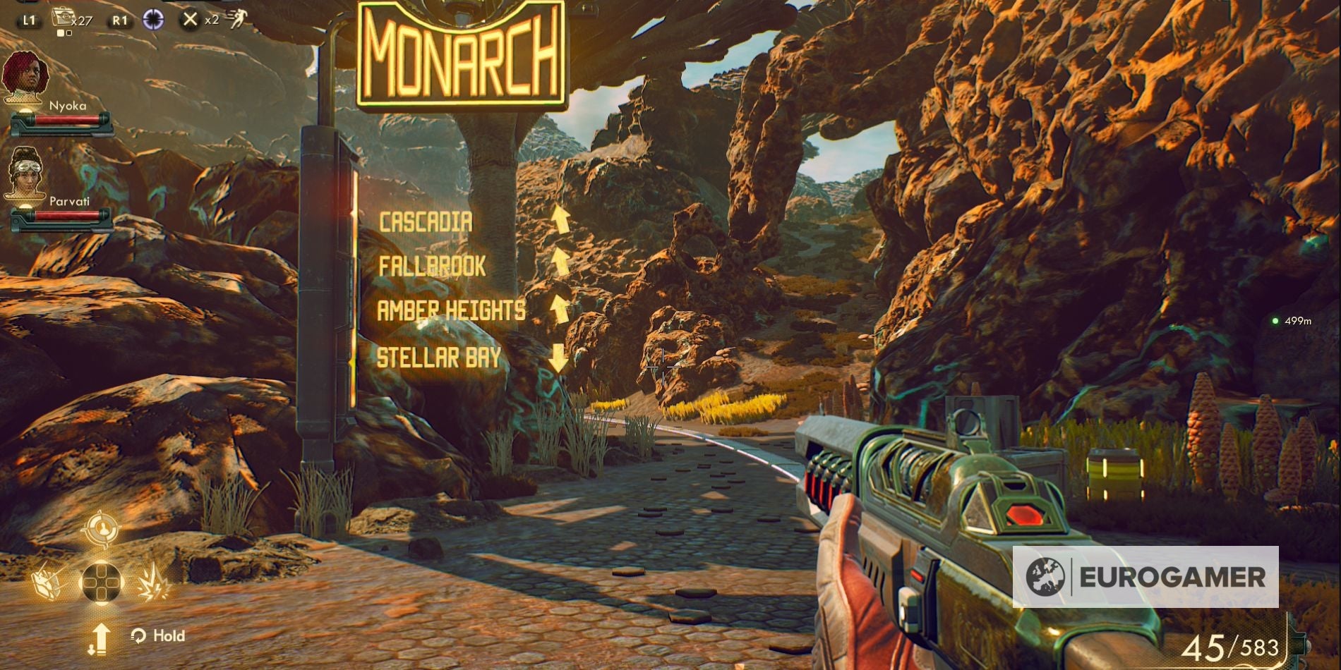 The Outer Worlds Weapons From the Void mission finding the